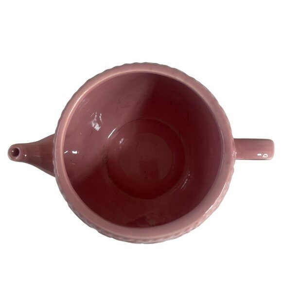 Pink Ceramic Floral Teapot With Handle & Spout - Picture 4 of 7